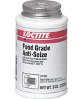 White LB 8014 Food Grade Anti-Seize Lubricant, Metal-Free Formula, 8 oz brush-top can, safe on food equipment, temperature range -20°F to 750°F.