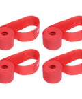 4 Pack 20 Inch Rim Strips 20mm PVC Tire Liner And Wheel Rim Tape Anti Scratch Guard Cushion Pad Protector For Road MTB And Hybrid Bikes displayed together.
