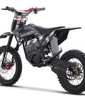 60V 2000W Pro Electric Dirt Bike Lithium Grey With Quick Release Battery, 35-40 MPH Top Speed, 10-18 Mile Range
