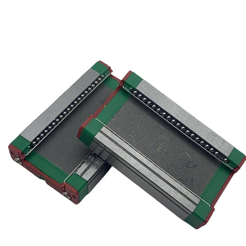 MGW9C Linear Guide Block for CNC Machines and 3D Printers Heavy Duty Rock Solid Carriage Rail Bearing with Gothic Arch Contact for High Rigidity and Smooth Motion in Automation Projects, steel block on rail