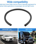 Power Brake Vacuum Hose For Passenger Cars And Light Trucks 3 Feet Long Inner Diameter 0.46875 Inch Outer Diameter 0.78 Inch shown