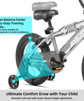 20 Inch Kids Bike For Boys And Girls Aged 7 To 10 With High Carbon Steel Frame BMX Style Kid Friendly Youth Bicycle Kickstand Silver Lightweight And Durable For Growing Riders with training wheels and comfort seat.