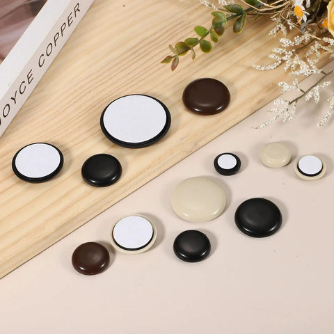 Self Adhesive Furniture Sliders 8 Pack Round Floor Savers That Slide Like Hot Butter No Nonsense Moving Pads in various sizes