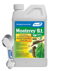 BT Bundle With Measuring Spoon Insect Killer For Caterpillars And Worms Organic Garden Pest Control Apply With Sprayer 32 Oz For Cabbage Broccoli And Leafy Greens bottle