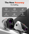 Golf Rangefinder With Slope Switch And Magnetic Mount For Easy Yard Reads, 1200 Yard Range, 7X Magnification, Pro Grade Distance Finder