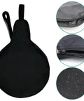 Cast Iron Skillet Bag For 8 10 12 Inch Pans Water Resistant Frying Pan Storage Tote With Hanging Loop and zipper detail