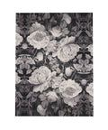 Floral Graphite Print Greeting Cards Half Fold 4x6 Inches All Occasion Invitations and Celebrations Photo Paper White Card Stock