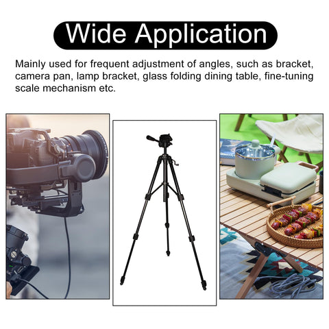 Wide application of Round M4 Coupling Nuts Set Of 10, 304 Stainless Steel, 20mm Length, M4x0.7 Thread for camera and tripod use