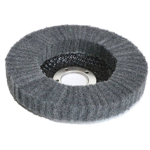 Super Tough 5 Inch Nylon Fiber Flap Disc With 125mm Size And 22mm Arbor Fits Your Angle Grinder for surface grinding and polishing.