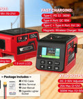 Milwaukee 18V Battery Compatible 300W Adjustable Voltage Regulator with LCD display on wooden table