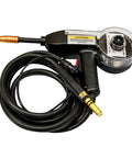 Close-up of aluminum spool gun for MIG Welder 175A With Aluminum Spool Gun For Quick Start And Auto Synergistic Settings, 240V Brown