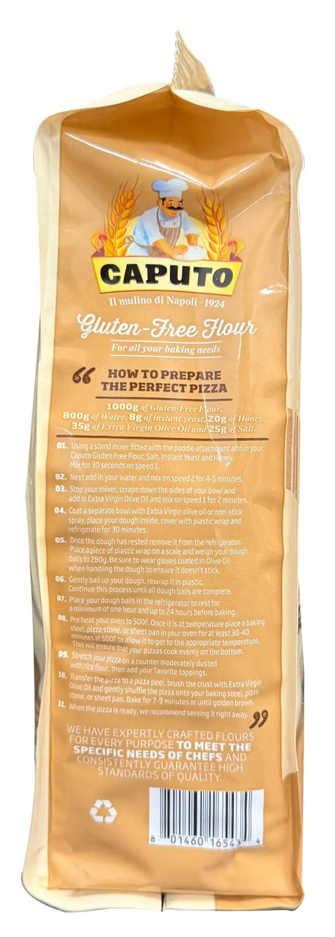 Bag of Gluten Free Pizza Flour 2.2 Lb Pro Grade All Natural Flour And Starch Blend For Baking Pizza Bread And Pasta Crusts