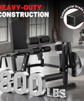 4 In 1 Leg Extension And Curl Machine For Home Gym With 800 LB Capacity, commercial grade steel frame, heavy-duty design
