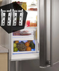 Heavy Duty Cabinet And Refrigerator Door Hinges Stainless Steel Replacement Set for 4 to 6 Door Refrigerators