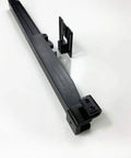 Front view of No Drill Soft Close Mechanism For Sliding Barn Door Hardware Hole Free Spring Damper Easy Install In Minutes Quiet Buffer