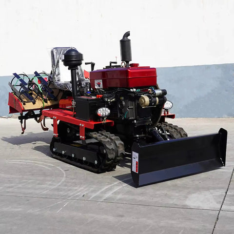 Diesel Powered Tracked Tractor With Attachments For Farming Landscaping And Land Clearing A Workhorse Do It All Crawler quick hitch