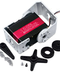 Beefy 150Kg Full Metal Gear Servo Motor For Robotic Arms And Humanoid Robots 12V High Torque with mount brackets and accessories