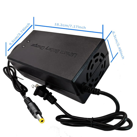 58.8V 4A 3 Plug Charger For 52V 14S Lithium Battery Packs With 3 Prong XLR Fast Charge Compatible With Phantom Explore Ghost Pro Yume Y10 VSETT 9 Not For 9 Plus Zero 8X 10 10X And More