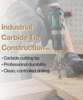 Top Notch 18-Piece Rodman Silver Bullet Drill Bit Kit For Pros To Smash Steel, Concrete, Tile, Wood And Glass With Ease On Any Job Site, drilling wood