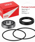 Honda Left Rear Axle Wheel Bearing And Seal Replacement Kit For Rancher Foreman Rubicon ATV Models 350 400 450 500 520