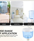 Big Ol 8L Plastic Water Jug With Spout for home, hospital, and office use on a water dispenser, showcasing visual adaptability.