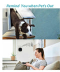 Wireless Door Chime Alarm Kit With 3 Transmitters And A Plug In Receiver, 500 Ft Range, 58 Chimes And 5 Volume Levels. Pet Alert Feature.