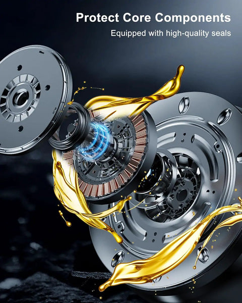Disassembled Front Axle Suspension Knuckle with high-quality seals, showing internal components for Mule ATV Direct Replacement kit
