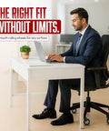 Smooth As Butter Three Inch Rollerblade Casters For Office And Gaming Chairs under a stylish office chair enable smooth mobility.