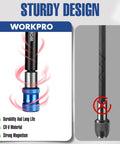 Drill Bit Extension Set Four Piece Magnetic Bit Holder With Aluminum Sleeve showcasing sturdy design