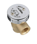 Lead Free Brass Anti Siphon Vacuum Breaker Backflow Preventer With Female NPT Inlet And Outlet Silicone Disc Seat Chrome Hood