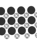 12 Set Car Roof Headliner Repair Kit With Black Snap Rivets Retainers For Easy Interior Ceiling Fixing No Disassembly Required