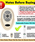Ceiling Fan Remote Transmitter Replacement For Harbor Breeze Models Including FAN 35T 53T KUJCE9103 Learn Key with compatibility guide