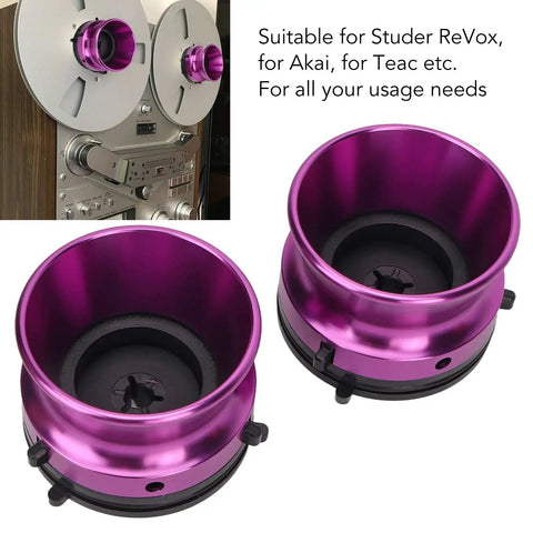 Universal Hub Adapters Set, 1 Pair 10 Inch Loading Opener For Autos And Equipment, polished aluminum construction