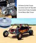 30 Series Torque Converter Kit For Predator 212 Engine 6.5 HP Go Kart Mini Bike With Three Quarter Inch Straight Crankshaft