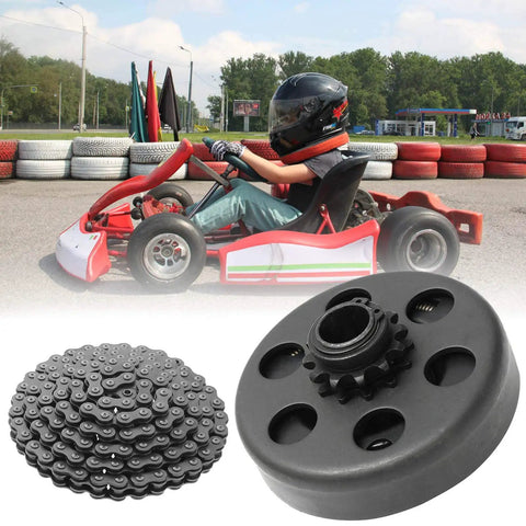 5/8 Inch Bore Clutch For Go Karts And Mini Bikes With 35 Chain And 11-Tooth Sprocket 3/8 Pitch Fits 2-6.5 HP Gas Engines And Predator 97cc