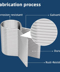 11 gauge galvanized steel fence ties showing corrosion-resistant and durable material used in chain link fence repairs.