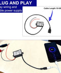 USB Output 5V Buck Converter Module For 12V Or 24V DC Power, Fixed 5V Regulated Supply Up To 5A 25W, charging phone