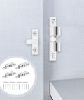 4 Pack Door Ball Cabinet Catches Latch In Copper, Heavy Duty Tension Door Hardware, includes screws, shown on door