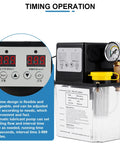 Automatic Lubrication Pump With 0 To 1.6 MPa Pressure Gauge And Low Oil Level Alarm, digital display and control panel visible
