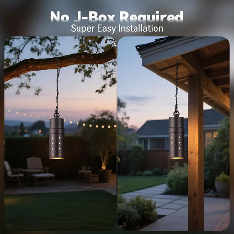 5CCT Low Voltage Outdoor Hanging Lights Set With Starry Sky Lighting for Gardens and Patios, pendant lights on tree and pergola