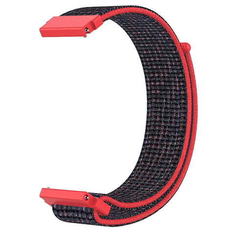 Orange Nylon Quick Release Watch Band For Seiko SKX007 Replacement Strap With Adjustable Hook And Loop Fastener
