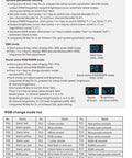 Instruction guide for Four Channel DMX512 Constant Voltage RGB And RGBW Decoder And Din Rail Mounted Dimming Controller.