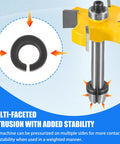 Precision Collet Nut 671361001 And 671362001 For Dremel And Ridgid Trimmers Routers, black metal collet nut on router shaft