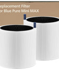 Mini Max Replacement Filter For Blue Pure Mini Max Air Purifier Plug And Play Fit, two pleated filters with box
