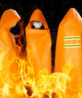 Fireproof Hooded Cloak For Home Fire Safety Go To Gear 63 X 56 Inch Fire Resistant Cape With Head Cover in flames