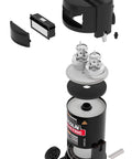Exploded view of Portable Fume Extractor With 8 Foot Hose For Welding Soldering Grinding Fumes On The Go Lightweight Durable Air Purifier