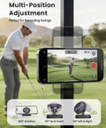 Magnetic Golf Cart Phone Holder With 360 Degree Rotation Fits EZGO Club Car Yamaha Golf Carts, hands-free mount in use