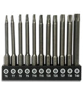 11 Piece Shark Vacuum Security Bit Set Magnetic S2 Steel 3 Inch Driver Bits T6 Through T40