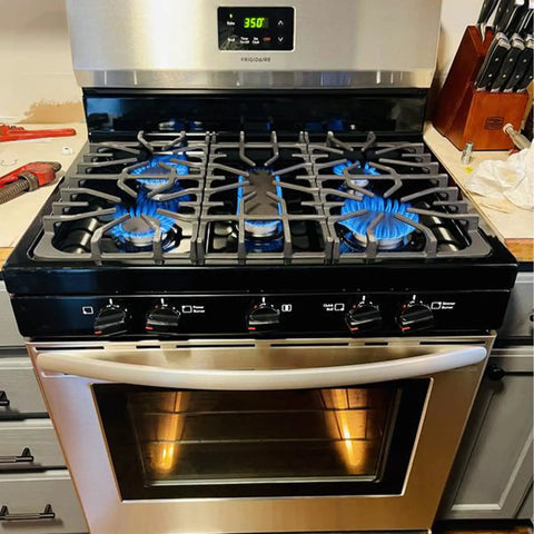 Beefy Burner Grate Replacement For Frigidaire Gas Stovetop Center Grate 20 Inch L X 7.9 Inch W Cast Iron Compatible