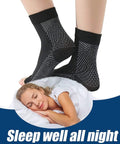 Game-Changing Neuropathy Compression Socks For Women And Men With Ankle Support, Black, Size S/M, Sleep Aid with Comfort